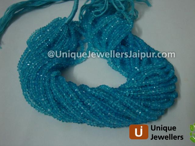 Crystal Dyed BT Faceted Roundelle Beads